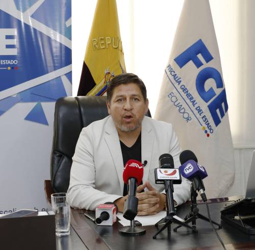 Darwin Jaramillo, fiscal provincial de Pichincha, habla sobre la investigación por presunto enriquecimiento ilícito contra el juez Renán Andrade.