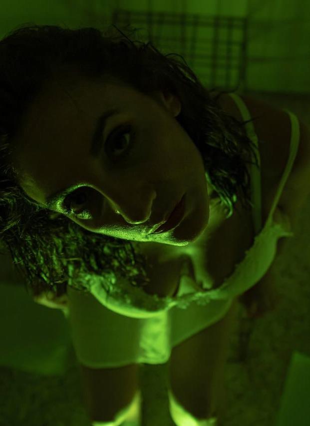 $!La actriz Andrea Ordóñez Ayala en el poster de Mujer Machine.