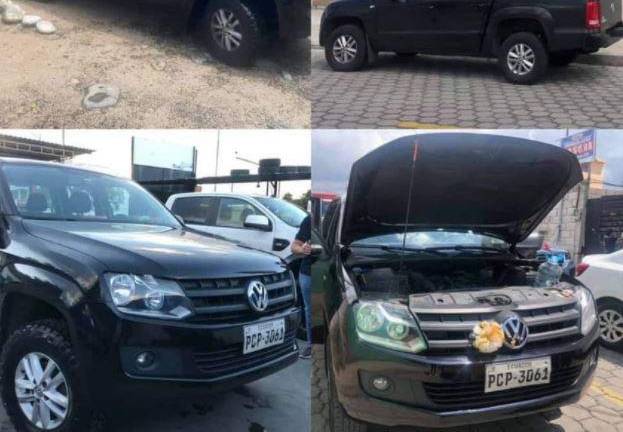 Tres vehículos de alta gama fueron robados de un gimnasio en Tumbaco