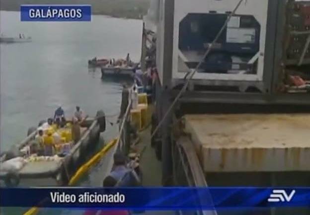 Tripulantes del buque &#039;&#039;Floreana&#039;&#039; cuentan el momento en el que encallaron