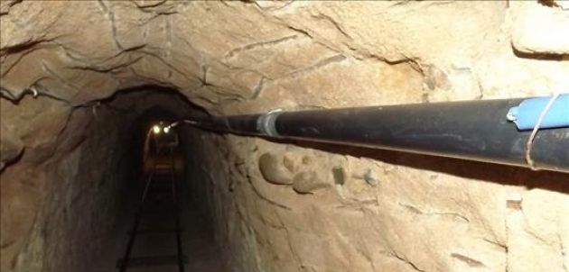 Descubren túnel clandestino que conecta México con EEUU