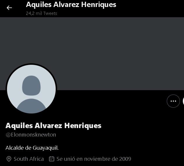 $!Aquiles Alvarez sufre hackeo en Twitter: ¿Qué se sabe sobre la cuenta del Alcalde de Guayaquil?