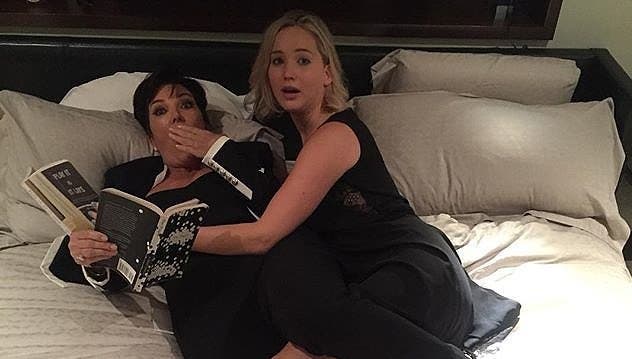 La foto de Kris Jenner y Jennifer Lawrence que se vuelve viral
