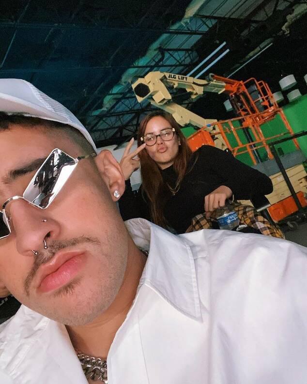 $!Bad Bunny finalmente presentó a su novia durante los Billboards