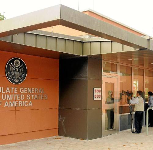 Instalaciones del Consulado de Estados Unidos en Guayaquil.