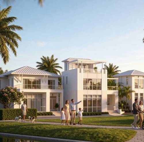 Render de lo que será el proyecto Aires Sur en Samborondón.