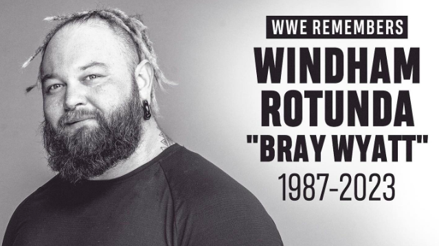 Bray Wyatt, luchador de la WWE: revelan la verdadera causa de su muerte