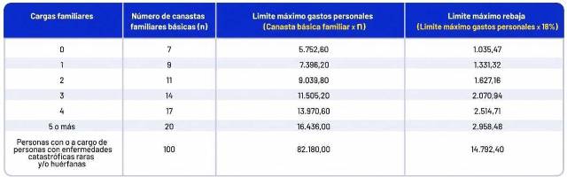 SRI publicó el formulario de proyección de gastos personales 2026 para ...