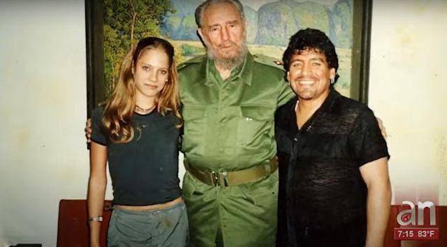 Exnovia de Maradona revela los dos favores que el futbolista le pidió a Fidel Castro