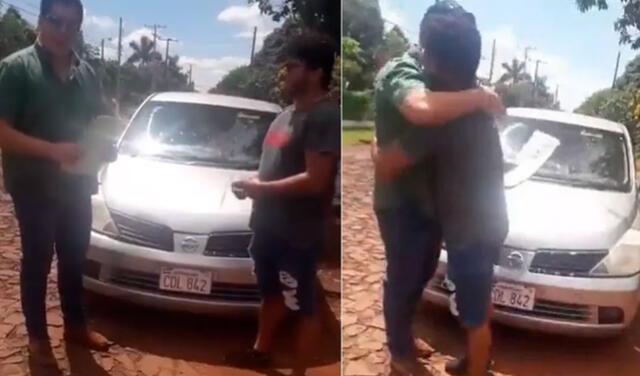 VÍDEO: En Paraguay un padre sortea su auto para la operación de su hija y el ganador se lo devuelve