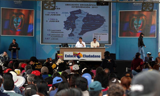 Enlaces sabatinos, la tarea de Correa por 10 años