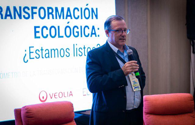 $!Jerome Cardineau, CEO de Veolia en Ecuador, en el evento que se realizó en Guayaquil.