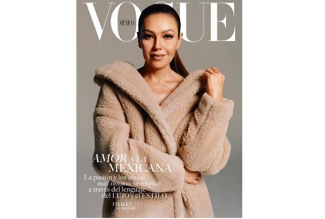 Thalía, incombustible, cumple con su sueño de protagonizar portada de Vogue