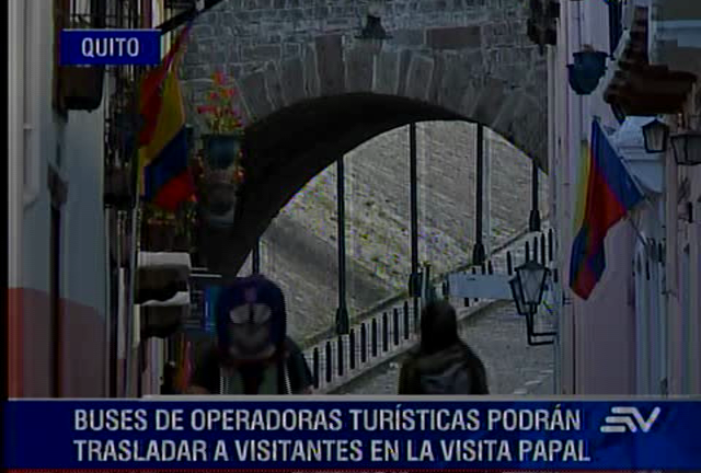 Quito espera unos 30.000 turistas por la visita papal