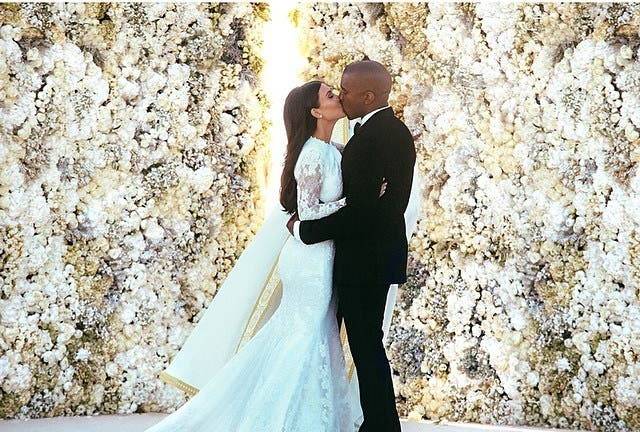 Los mejores momentos de la boda de Kim Kardashian y Kanye West