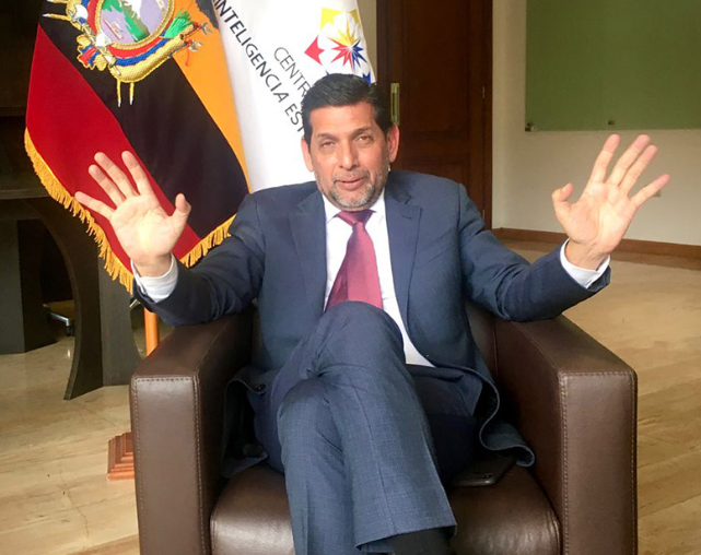 $!Galo Robalino fue secretario de Inteligencia, luego de su transición a CIES.