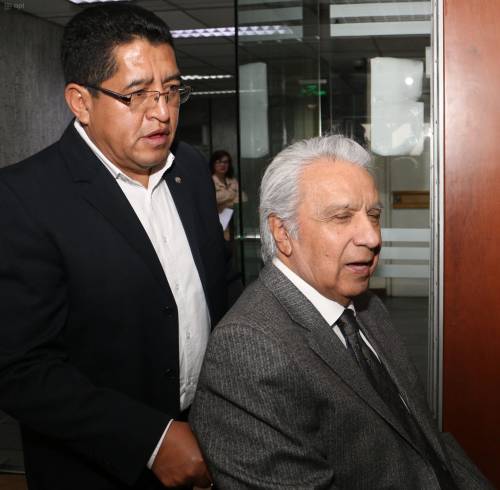 Fotografía del exmandatario tomada el jueves 9 de julio, durante una audiencia del caso Sinohydro, en la Corte Nacional de Justicia.