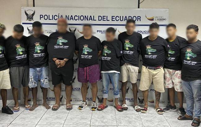 Diez integrantes de presunta banda delincuencial que operaba en el Guasmo son procesados