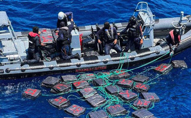 Operación Antinarcóticos en Galápagos: tres procesados por transporte de 1.49 toneladas de cocaína