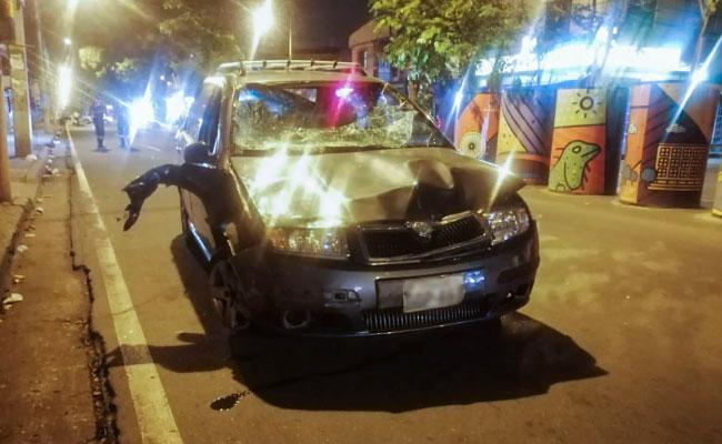 Conductor atropelló a tres policías en Guayaquil y dio positivo a la prueba de alcoholemia