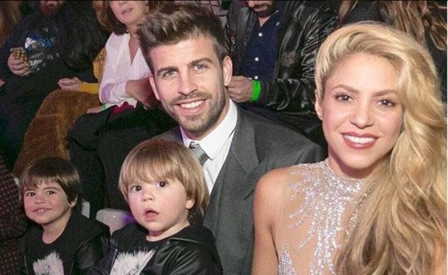 Shakira y Piqué llegan a Colombia con sus hijos para pasar fin de año