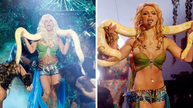 Kaley Cuoco se convierte en Britney Spears