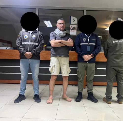 En el aeropuerto de Quito fue detenido Foster Martinson, quien presuntamente participó en el asesinato de Natalia Villalba.