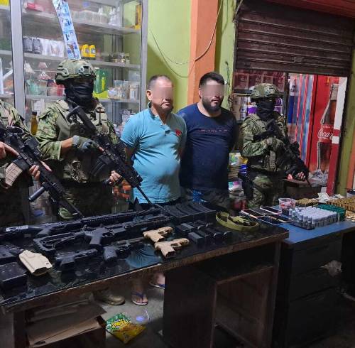 Detención de alias 'Roy' y alias ‘Paparoy’ en El Empalme.