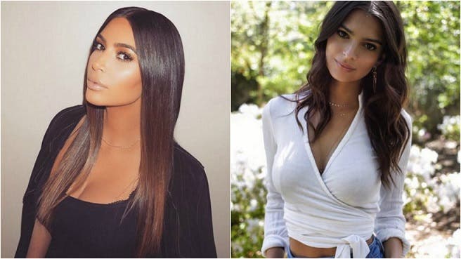 Kim Kardashian y Emily Ratajkowski encienden Twitter