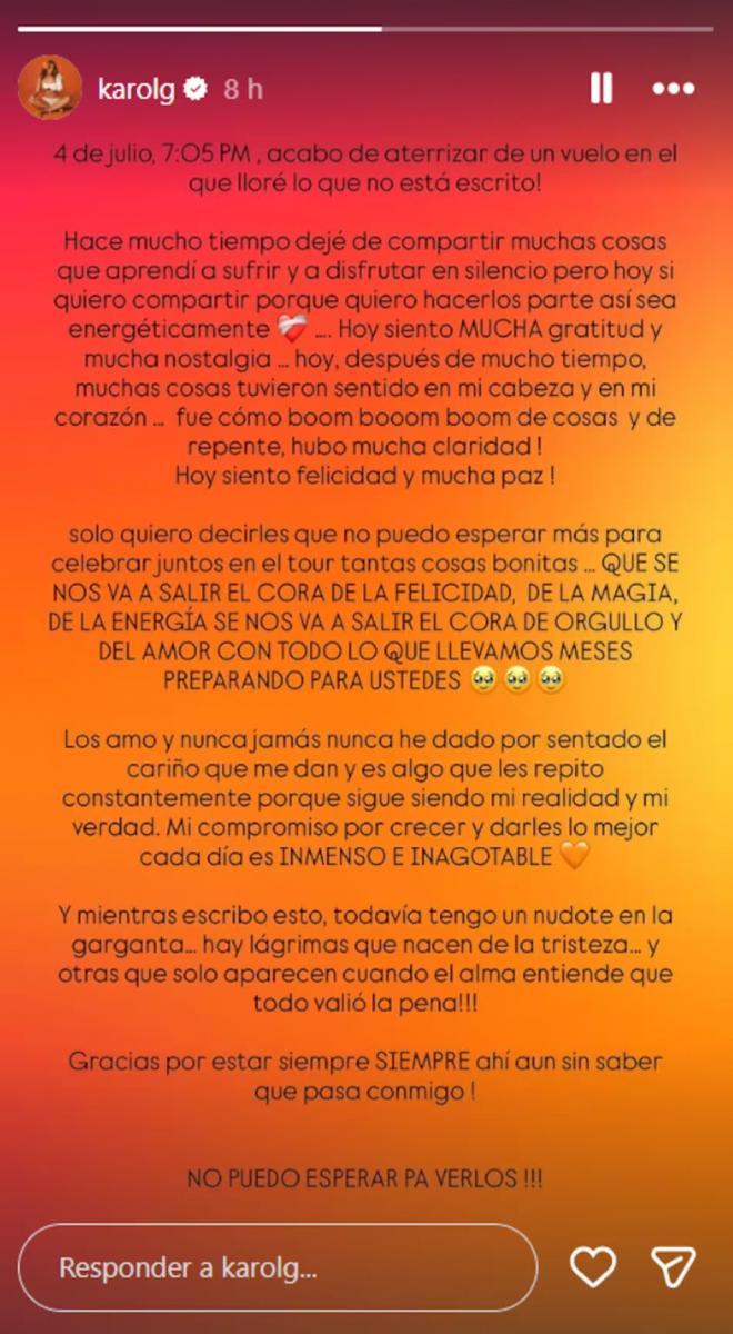$!Aseguró que sus lágrimas fueron producto de la gratitud y no de la tristeza.