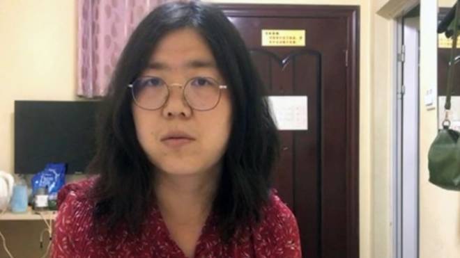 Periodista china enfrenta sentencia por revelar información sobre el primer brote de covid en Wuhan