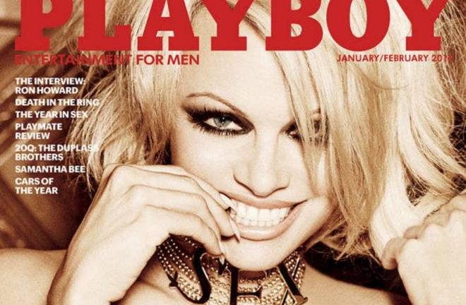 Pamela Anderson, la última portada con desnudos de Playboy