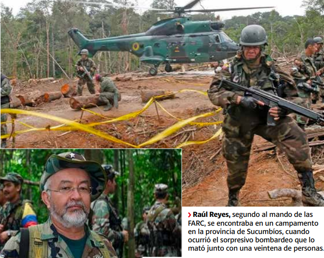 $!El bombardeo a la base de las FARC en Angostura, en 2008, cambió el paradigma.