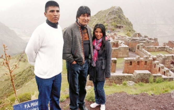 Evaliz y Álvaro, los hijos que Evo Morales reconoció después de varios años