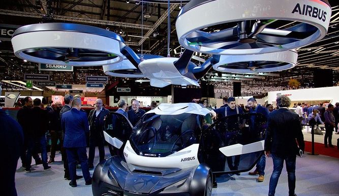 Airbus presenta su &quot;taxidrone&quot;, el auto del futuro