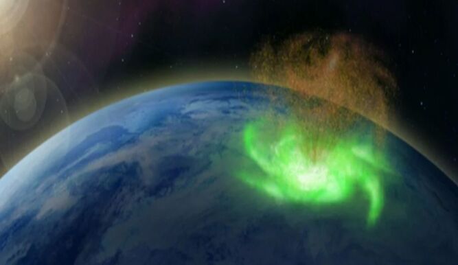 'Huracán espacial' detectado por primera vez en la historia