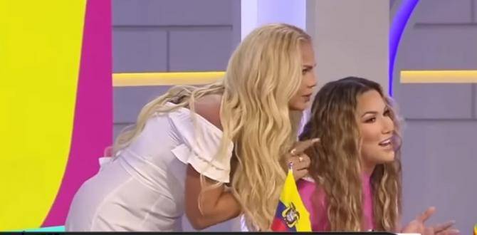 Alejandra Jaramillo rechaza un beso de Niurka Marcos y pasa incómodo momento