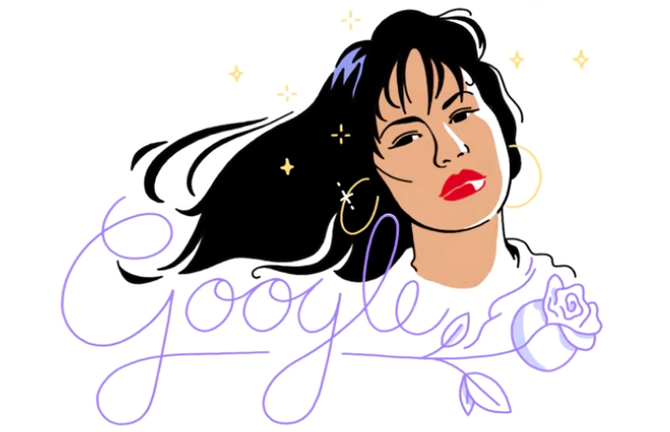 Google homenajea a Selena con un &quot;Doodle&quot;