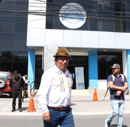 Fotografía de archivo del candidato a la Prefectura de Pichincha, Guillermo Churuchumbi.