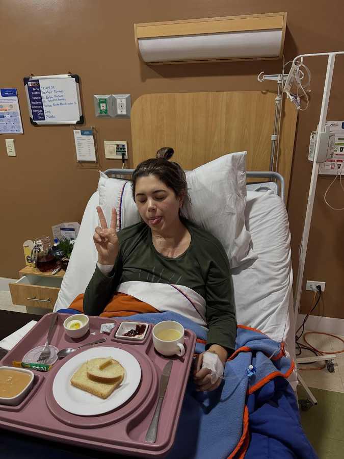 $!Paredes no especifica el tipo de cáncer, pero asegura sentirse en paz y positiva.