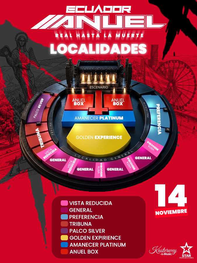 $!Anuel AA volverá a Ecuador con una dinámica inédita para elegir la sede de su concierto.