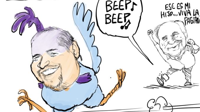 Jacobo Bucaram amenaza a caricaturista Bonil