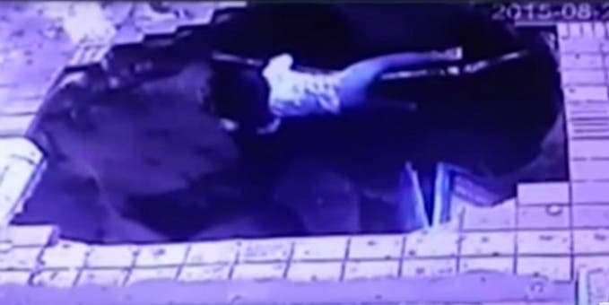 Cinco personas fueron &quot;tragadas por la tierra&quot; en China