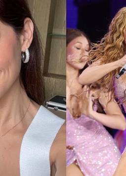 La maquilladora guayaquileña Andrea Navarrete compartió una historia familiar con Shakira que se remonta a 1995.