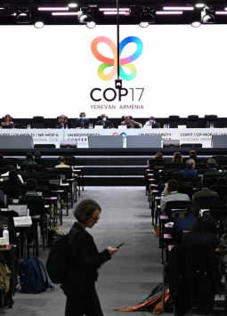 Fotografía de la ceremonia de apertura de la COP17 de Biodiversidad, realizada en Armenia.