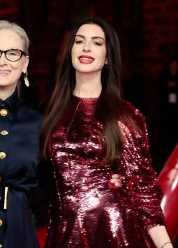 Las actrices hicieron una parada en México durante su gira para promocionar 'El Diablo Viste a a la Moda 2'.