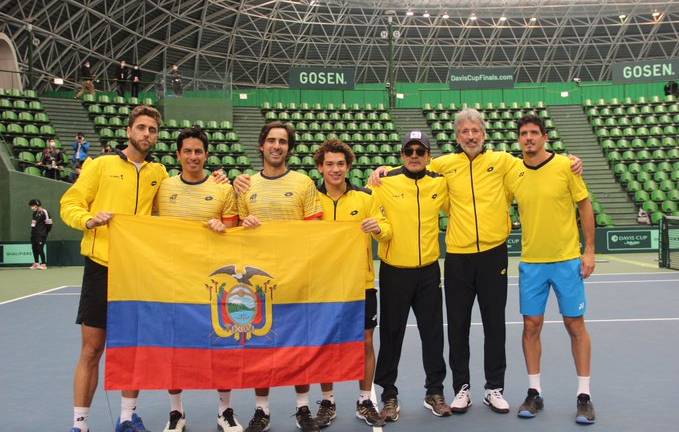 Ecuador clasificó a las finales de la Copa Davis en Madrid
