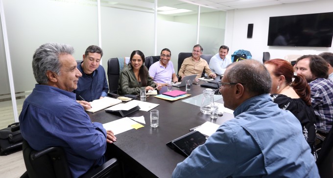Moreno revisa plan para próximos 100 días de gobierno