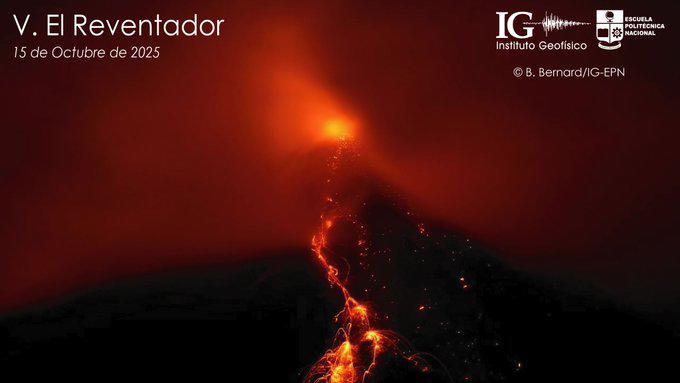 Proceso eruptivo del volcán Reventador obliga a Petroecuador a acelerar obras para proteger oleoductos