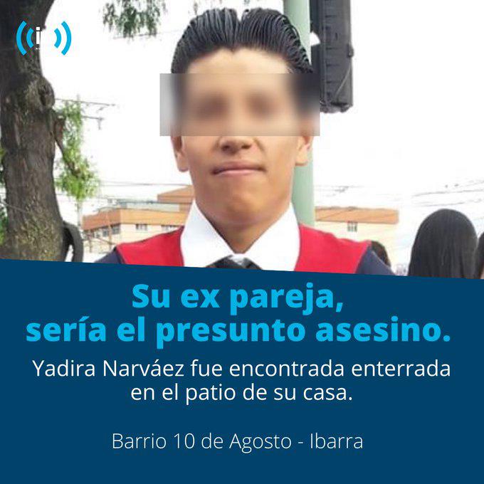 $!Femicidio en Ibarra: reportada como desaparecida fue hallada enterrada en la casa de su expareja